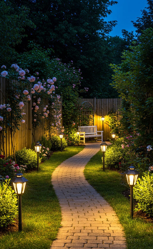 Classic Lantern-Style Path Lights
